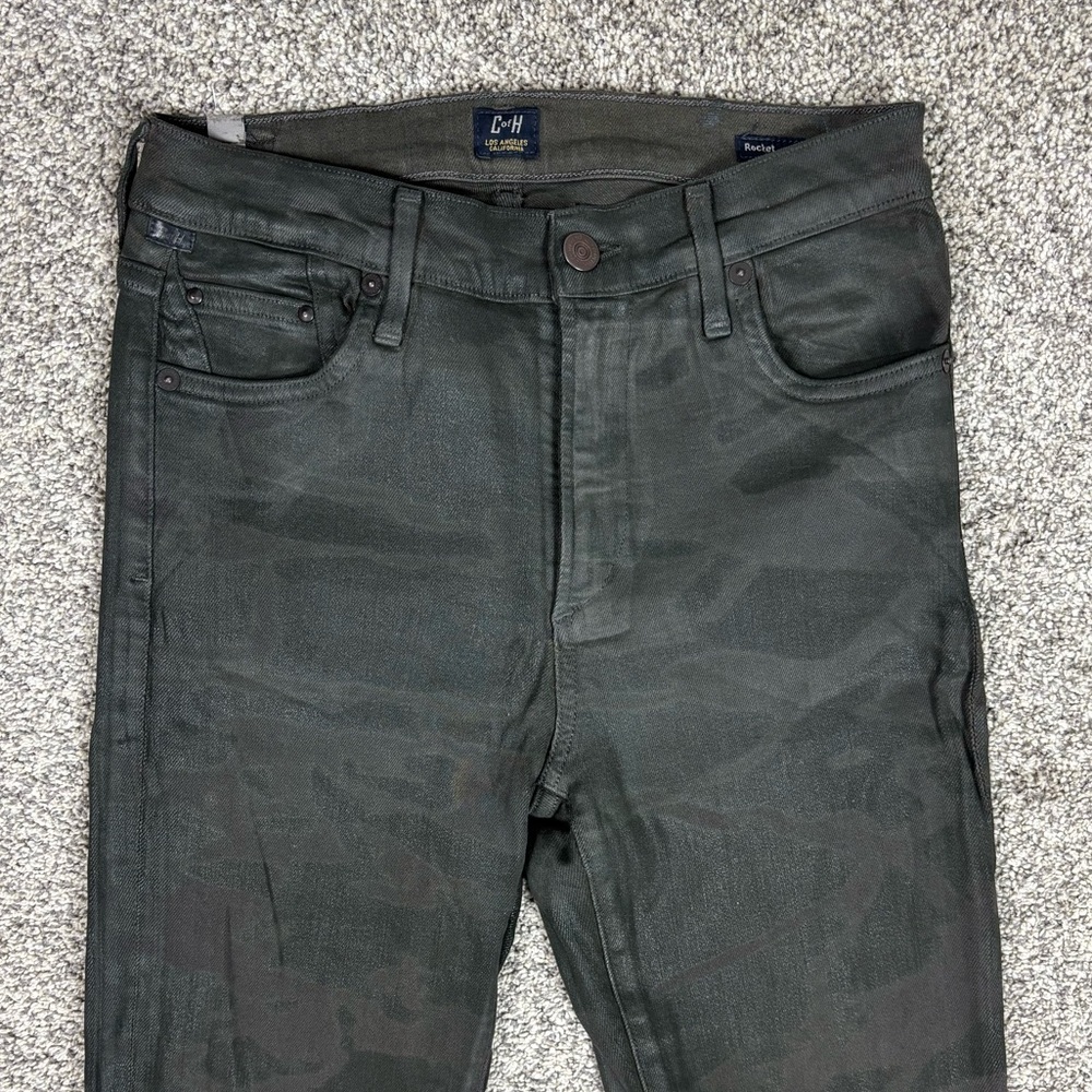Citizens of Humanity Rocket High Rise Skinny Coated Denim Size 28 - Picture 3 of 12